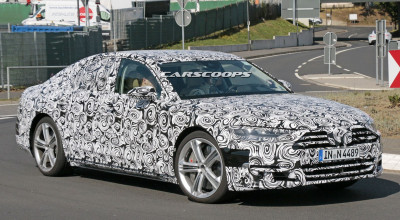 Viitorul Audi S8 a fost spionat în teste. Rivalul lui S-Class şi Seria 7 se apropie grăbit de marele debut - Photo