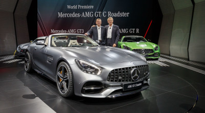 Mercedes-AMG GT Roadster prezent la Paris în carne şi oase! - Photo