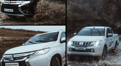 TEST DRIVE: În Off-Road cu noile Mitsubishi Pajero Sport, L200 şi Outlander - Photo