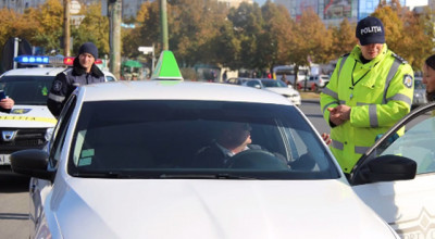 Şoferii de taxi în vizorul INP. Poliţiştii vor desfăşura o nouă campanie 