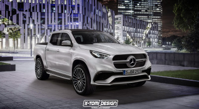 Cum ar putea arăta noul pickup X-Class de la Mercedes tratat de inginerii AMG? Vezi aici! - Photo