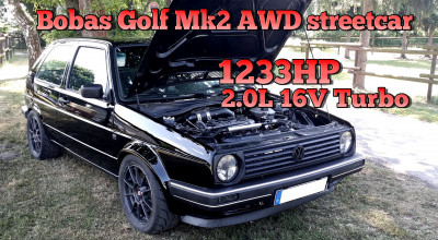 VIDEO: Acest Golf MK2 bate practic orice supercar din Moldova! Prinde suta în numai 2.5 secunde! - Photo