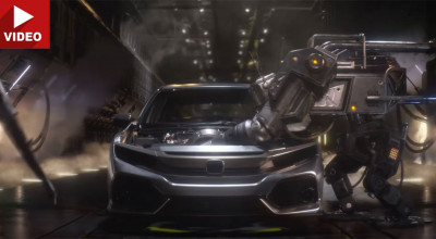 Noul model Honda Civic Hatchback este asamblată de...Transformers! - Photo