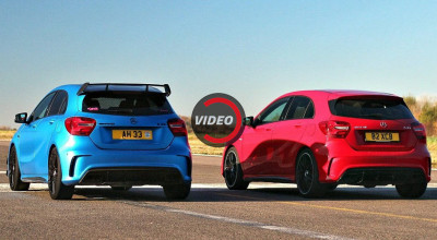Cum arată 70 CP diferenţă? Vedeţi în acest test cu două Mercedes-uri A45 AMG? - Photo