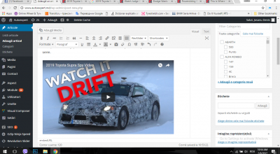 VIDEO: Noua Toyota Supra a fost surprinsă într-o rundă de teste pe zăpadă! - Photo