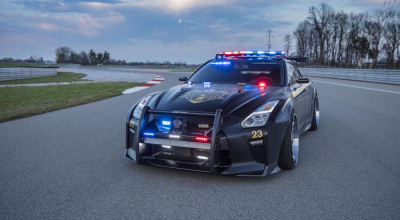 COPZILLA. Astfel a fost botezat GT-R-ul dedicat poliţiştilor - Photo