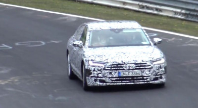 Viitoare generaţie a lui Audi S8 a fost surprinsă pe Nurburgring (VIDEO) - Photo