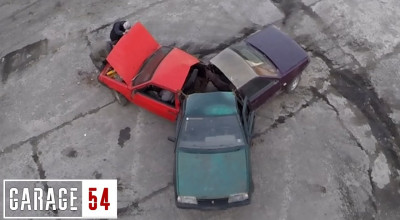 Fidget spinner rusesc, făcut din trei maşini LADA sudate între ele! (VIDEO) - Photo