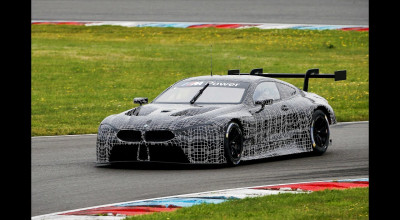 Nici nu l-au lansat în producţia de serie că bavarezii deja testează versiunea de circuit a lui BMW M8 GTE - Photo
