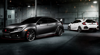Honda Civic Type R primeşte un nou set de jante de 20 de inch de la Vossen! - Photo
