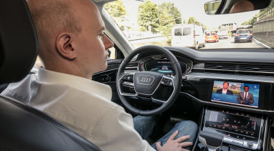 Audi lansează pe piaţă prima limuzină din lume cu sistem autopilot de nivelul trei - Photo