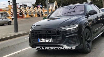 Audi Q8 a fost văzut în Moscova. SAC-ul din Ingolstadt vine cu putere peste X6 şi GLE Coupe - Photo