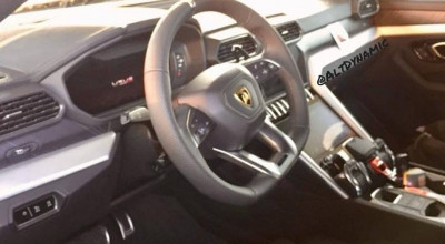 Interiorul noului SUV marca Lamborghini a fost dezvăluit de fotografii spioni - Photo