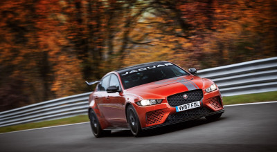 (VIDEO) Jaguar XE SV Project 8 devine cel mai rapid sedan de pe Nurburgring! Vezi recordul stabilit de britanici - Photo