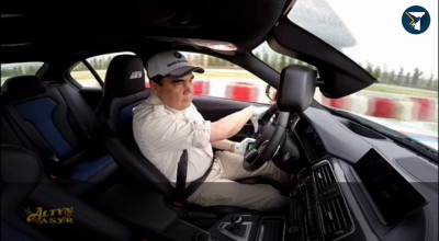 Preşedintele Turkmenistanului excelează în DRIFT la volanul unui BMW M3! - Photo