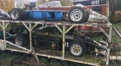 Într-o regiune din Franţa au fost găsiţi câţiva bolizi Formula 1 care ruginesc sub cerul liber - Photo