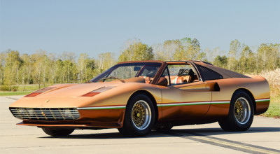 Un Ferrari de 39 de ani dotat cu televizor, telefon şi o cameră video, urmează a fi vândut la licitaţie - Photo