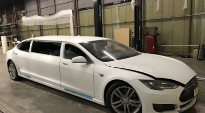 Prima limuzină Tesla a fost scoasă la licitaţie pe Ebay - Photo