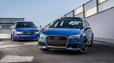 (VIDEO) Audi RS3 SB vs Audi RS4 B5 AVANT. Vezi cine a ieşit câştigător în lupta dintre generaţii - Photo