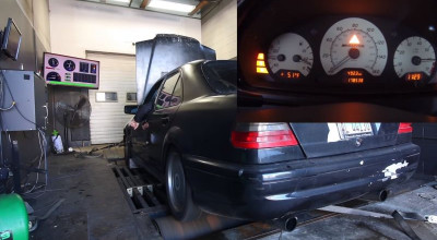 (VIDEO) A urcat pe dyno un Mercedes C43 AMG cumpărat cu 200 de dolari, ca să vadă câţi cai i-au mai rămas după 286.000 de kilometri - Photo
