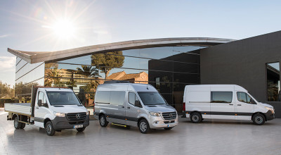 Află tot ce trebuie să ştii despre noul Mercedes-Benz Sprinter. Acesta va fi disponibil în 1.700 de configuraţii şi trei tipuri de tracţiuni! - Photo