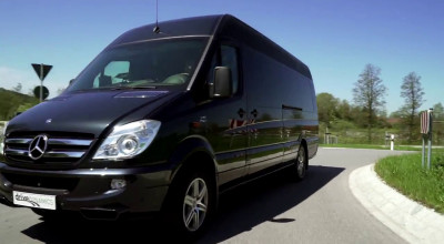 (VIDEO) Nu-ţi vine să crezi! Vezi cum arată unicul în lume Mercedes-Benz Sprinter cu motor V12 - Photo