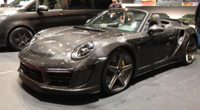 Carbon și Aur sunt principalele elemente folosite de rușii de la TopCar pentru acest Porsche! - Photo