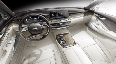 Kia publică imaginile cu interiorul celui mai luxos sedan pe care îl produce - Photo