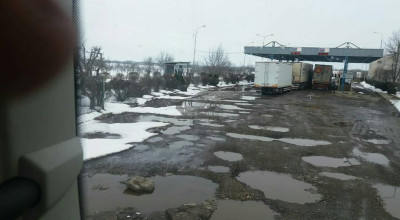 România a găsit în sfârșit bani să repare drumul de la vamă! - Photo