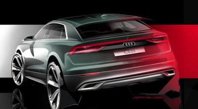 Audi publică încă o imagine teaser cu modelul Q8 care urmează a fi prezentat în iunie în China! - Photo
