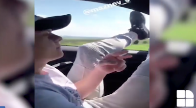 VIDEO: Atenție Șoferi! Pe trasee circulă cascadori. Cu picioarele pe geam și nu pe pedale - Photo