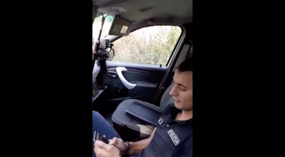 Polițiștii din mașinile capcană refuză să informeze cetățenii și să se legitimeze! ”Cine sunteți? Nu sunteți competent să mă controlați!” - Photo