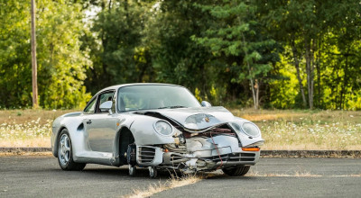 Acest Porsche 959 Komfort, ar putea fi cel mai scump automobil accidentat și vândut vreodată - Photo