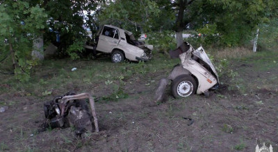 (FOTO) Accident grav în apropiere de Tiraspol! Un VAZ-2106 a fost rupt în bucăți - Photo