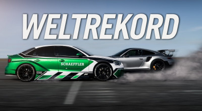 (VIDEO) L-a făcut chiar și cu spatele! Acest RS3 a bătut un GT2 RS în marșarier! - Photo