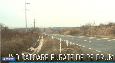 Hoții au furat 25 de indicatoare rutiere, instalate pe traseul Căușeni - Ștefan Vodă - Photo