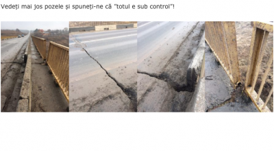 Un pod din localitatea Budești, stă să se prăbușească! Dacă nu se iau măsuri, catastrofa este iminentă - Photo