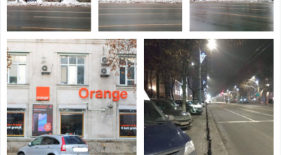 Bani aruncați aiurea pe pilonii de fier? Doar zăpada ține șoferii la distanță de troutare! - Photo