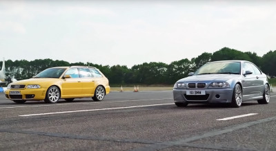 CarWow pune față în față un BMW M3 E46 CSL și un Audi RS4 (VIDEO) - Photo