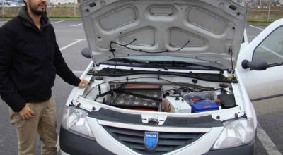 (VIDEO) Un francez s-a mutat în România și a făcut primul Logan Electric! - Photo