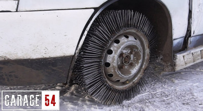 (VIDEO) Aluneci cu automobilul pe carosabil? Soluția e 3.000 de ținte în loc de anvelope, ca să nu derapezi pe gheață! - Photo