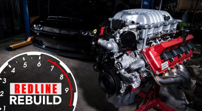 (VIDEO) Vezi într-un clip de 5 minute cum se asamblează motorul de 852 CP de pe un Dodge Challenger SRT Demon! - Photo