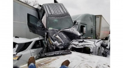 VIDEO: Peste 700 de accidente într-o zi, din cauza ninsorilor abundente! - Photo