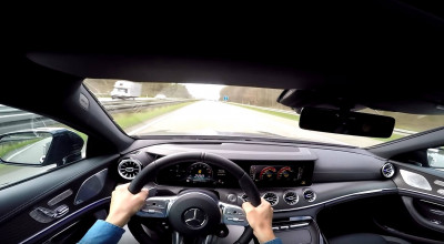 (VIDEO) Ești invitat la un tur virtual pe autobahn la volanul unui AMG GT 4-Door 63S - Photo