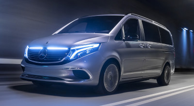(FOTO) Mercedes-Benz EQV! Celebrul V-Class primește o versiune de pre-serie pur electrică. - Photo