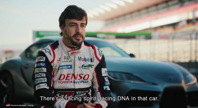 VIDEO: Fernando Alonso a testat noua Toyota Supra. Iată cu ce impresii a coborât pilotul de F1 de la volanul sportivei - Photo
