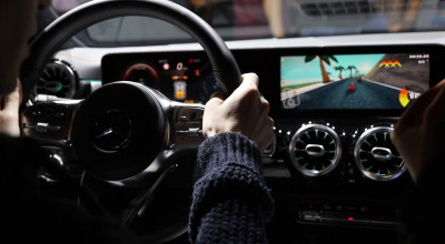 Noul sistem de infotainment de la Mercedes-Benz îți permite să joci și jocuri video! - Photo