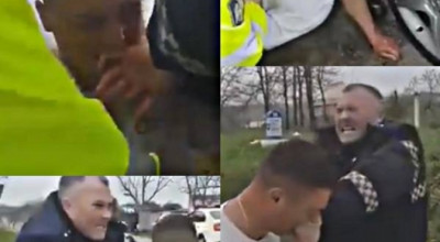 (VIDEO) Se întâmplă la Hîncești. Un șofer beat oprit de INP a mușcat inspectorul de deget și acum riscă amendă de 67.500 lei! - Photo