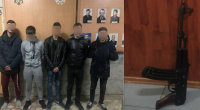 Prin Chișinău ca prin GTA Vice City! O șoferiță a fost amenințată în trafic cu un Kalașnikov de un șofer beat la volan! - Photo