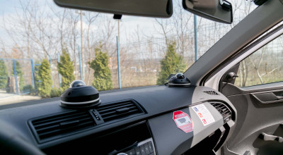 Vehiculele pentru examenul practic de obținere a permisului au fost dotate cu camere 360⁰, scanere pentru documente și pedalier cu senzori! - Photo